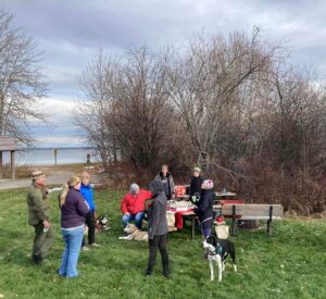 Pigeon lake group run, end of year gathering